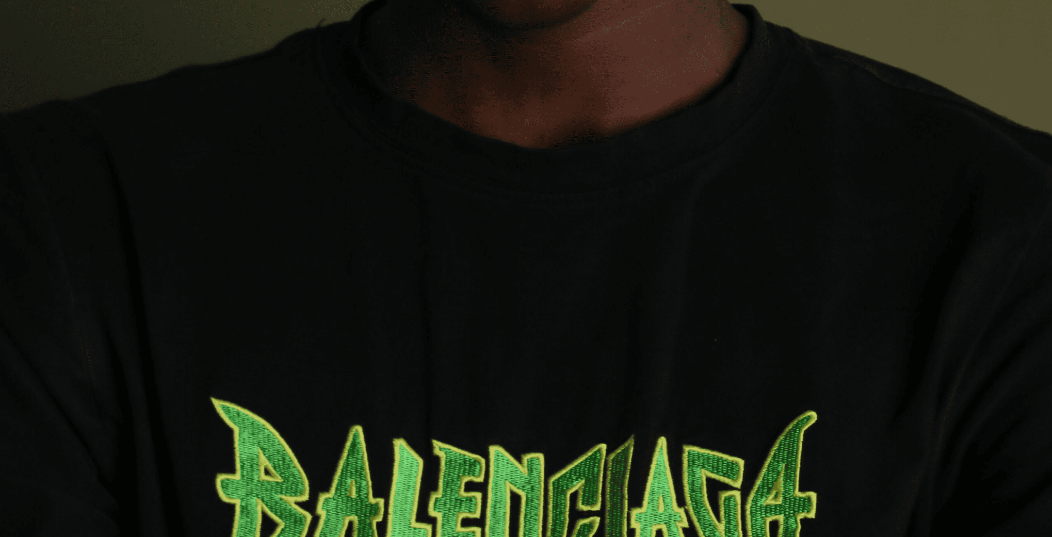Person wearing Balenciaga tee — Regional Spotlight The Americas