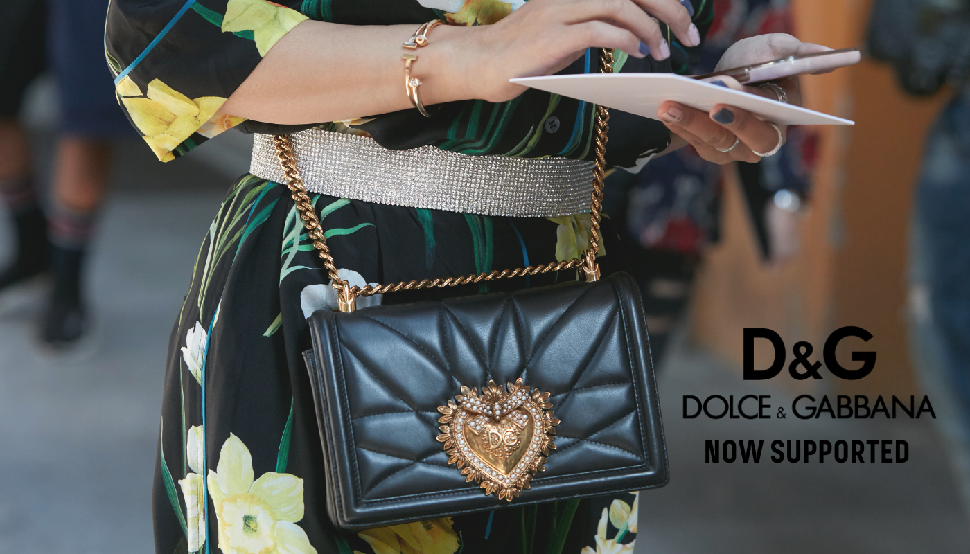 Dolce and Gabbana brand announcement from Entrupy